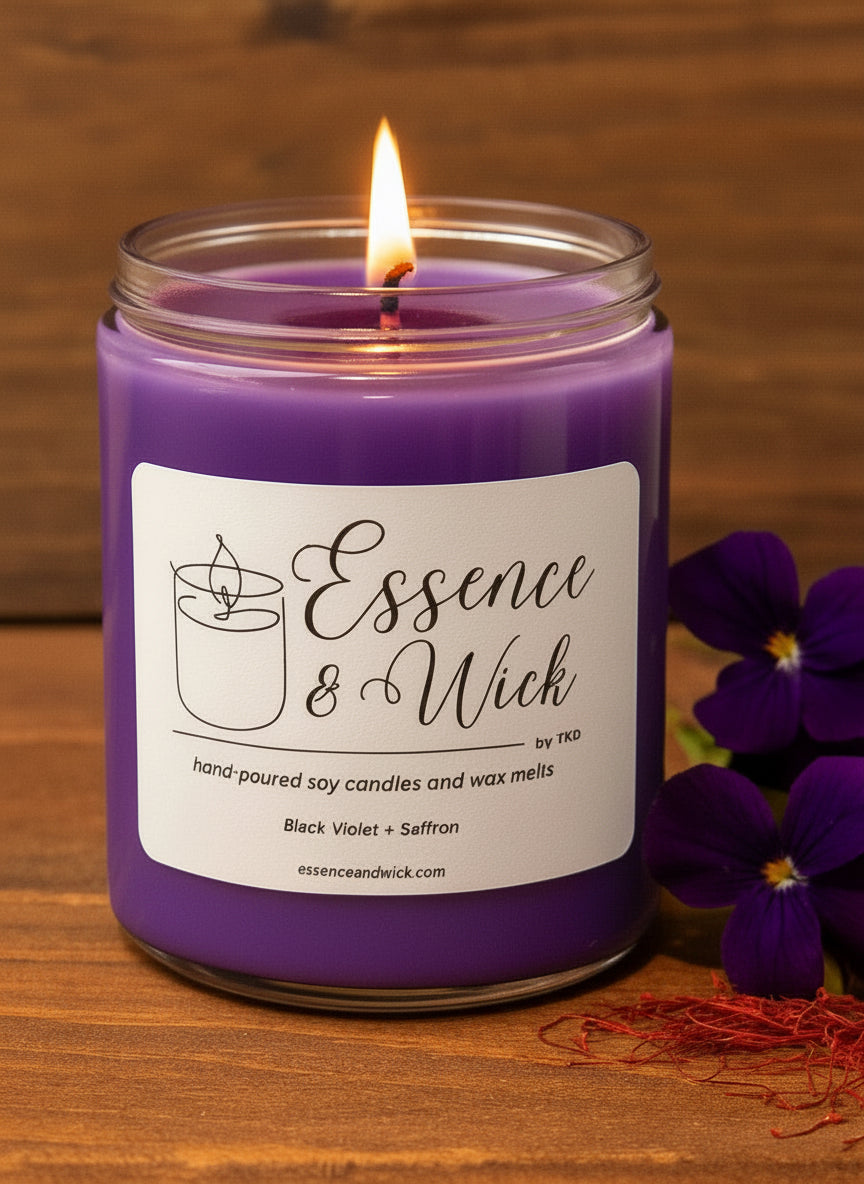 Black Violet & Saffron, 8 oz